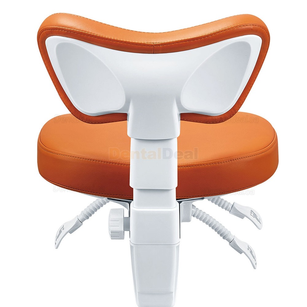 TYTC PLST-060 Ergonomic Dental Operator Assistant Chair Dentist Stool with Backrest Adjustable